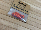 Peaty's Tubeless Valve MK2 Accessory / Ersatzteile Kit mango orange