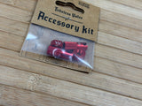 Peaty's Tubeless Valve MK2 Accessory / Ersatzteile Kit rot
