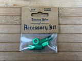 Peaty's Tubeless Valve MK2 Accessory / Ersatzteile Kit emerald grün