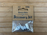 Peaty's Tubeless Valve MK2 Accessory / Ersatzteile Kit silber