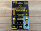 Peaty's Holeshot Fast Flow Tubeless Ventile 42mm gold