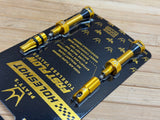 Peaty's Holeshot Fast Flow Tubeless Ventile 42mm gold
