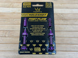 Peaty's Holeshot Fast Flow Tubeless Ventile 42mm purple lila