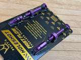 Peaty's Holeshot Fast Flow Tubeless Ventile 42mm purple lila