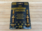 Peaty's Holeshot Fast Flow Tubeless Ventile 42mm bourbon kash bronze