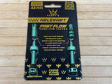 Peaty's Holeshot Fast Flow Tubeless Ventile 42mm jade grün