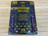 Peaty's Holeshot Fast Flow Tubeless Ventile 60mm purple lila