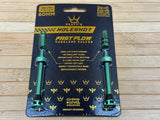Peaty's Holeshot Fast Flow Tubeless Ventile 60mm jade grün
