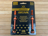 Peaty's Holeshot Fast Flow Tubeless Ventile 60mm mango orange