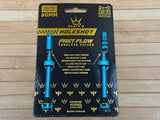 Peaty's Holeshot Fast Flow Tubeless Ventile 60mm türkis