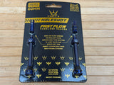 Peaty's Holeshot Fast Flow Tubeless Ventile 60mm navy blau