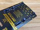 Peaty's Holeshot Fast Flow Tubeless Ventile 60mm navy blau