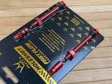 Peaty's Holeshot Fast Flow Tubeless Ventile 60mm rot