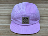 Burgtec Bandit Corduroy Five Panel Cap rosa