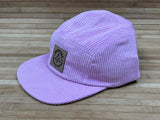 Burgtec Bandit Corduroy Five Panel Cap rosa