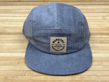 Burgtec Bandit Corduroy Five Panel Cap grau