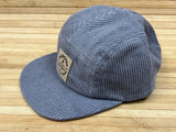 Burgtec Bandit Corduroy Five Panel Cap grau