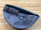Burgtec Bandit Corduroy Five Panel Cap grau