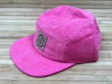 Burgtec Bandit Corduroy Five Panel Cap pink