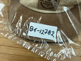 Burgtec Bandit Corduroy Five Panel Cap beige braun