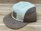 Burgtec Bandit Corduroy Five Panel Cap beige braun
