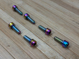 Title Oilslick / Rainbow Vorbau Schrauben ST2 6er Set Titan