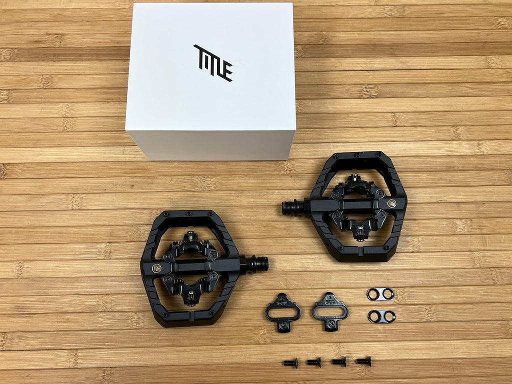 Title Connect Clipless Klickpedale / Pedale schwarz – RTF Bikeparts