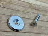 Reverse Steuersatzkappe / TopCap mit Schraube silber