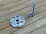 Reverse Steuersatzkappe / TopCap mit Schraube silber