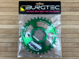 Burgtec Hope Boost Thick Thin Direct Mount Kettenblatt 32T Candy Spruce Green Limited