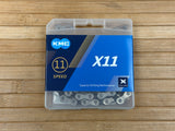 KMC X11 11-fach Kette silber / schwarz