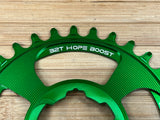 Burgtec Hope Boost Thick Thin Direct Mount Kettenblatt 32T Candy Spruce Green Limited
