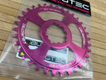 Burgtec SRAM GXP / DUB Boost Kettenblatt 3mm Offset pink 34T