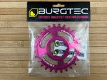 Burgtec SRAM GXP / DUB Boost Kettenblatt 3mm Offset pink 28T