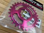 Burgtec SRAM GXP / DUB Boost Kettenblatt 3mm Offset pink 28T