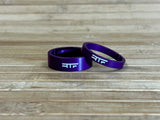 RTF Bikeparts Halo Spacer Set lila / purple 10mm + 5mm 1 1/8"