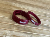 RTF Bikeparts Halo Spacer Set rot 10mm + 5mm 1 1/8"