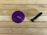 RTF Bikeparts LP Topcap mit Titanschraube lila / purple 1 1/8"
