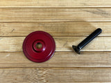 RTF Bikeparts LP Topcap mit Titanschraube rot 1 1/8"