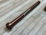 Burgtec Rocky Mountain 173mm M12x1.0 Rear Axle / Achse kash bronze
