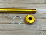 Burgtec Rocky Mountain 173mm M12x1.0 Rear Axle / Achse gold