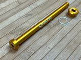 Burgtec Rocky Mountain 173mm M12x1.0 Rear Axle / Achse gold