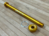 Burgtec Rocky Mountain 173mm M12x1.0 Rear Axle / Achse gold
