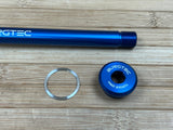 Burgtec Rocky Mountain 173mm M12x1.0 Rear Axle / Achse blau