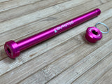Burgtec Rocky Mountain 173mm M12x1.0 Rear Axle / Achse pink