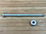 Burgtec Rocky Mountain 173mm M12x1.0 Rear Axle / Achse silber