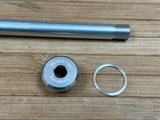Burgtec Rocky Mountain 173mm M12x1.0 Rear Axle / Achse silber