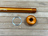 Burgtec Rocky Mountain 173mm M12x1.0 Rear Axle / Achse orange