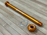 Burgtec Rocky Mountain 173mm M12x1.0 Rear Axle / Achse orange