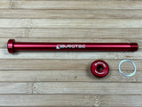 Burgtec Rocky Mountain 173mm M12x1.0 Rear Axle / Achse rot